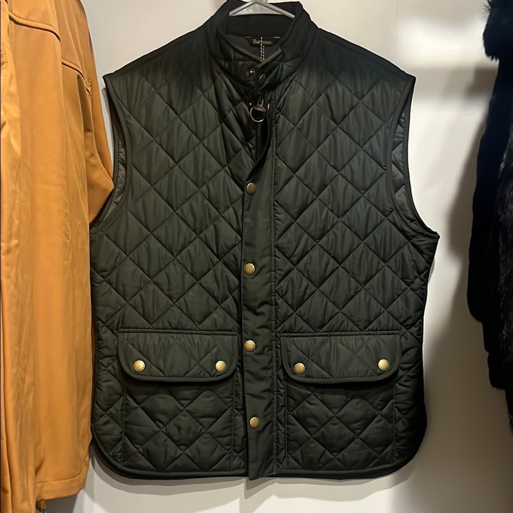 Men's Barbour quilted vest XL
